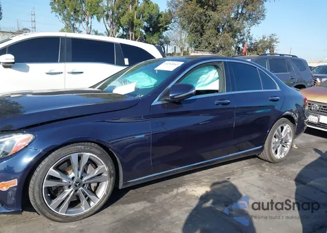 2018 Mercedes-Benz C 350E from USA, damaged, VIN 55SWF4HB2JU237709
